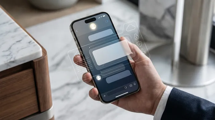 Työpöydällä kannettavan tietokoneen vieressä oleva älypuhelin, joka näyttää digitaalisia geosijaintikuvakkeita lisätyssä todellisuudessa.